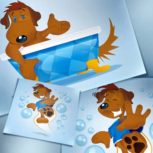 cartoon cão cachorro cachorrinhos dog litle ideiavip ideia vip Ilustração desenho freehand