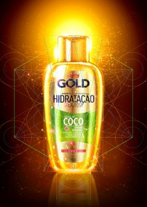 Design Estratégico para Branding equity - Wireframe design gráfico de produto - Arquitetura da informação proporção áurea grid e diagonais para Niely Gold da L'Oreal