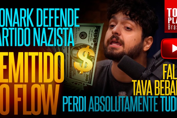 monark defende partido nazista e é demitido do flow perde todos os patrocínios e não é mais dono ou sócio de nenhuma das empresas ligadas ao flow podcast - perde tudo e é cancelado