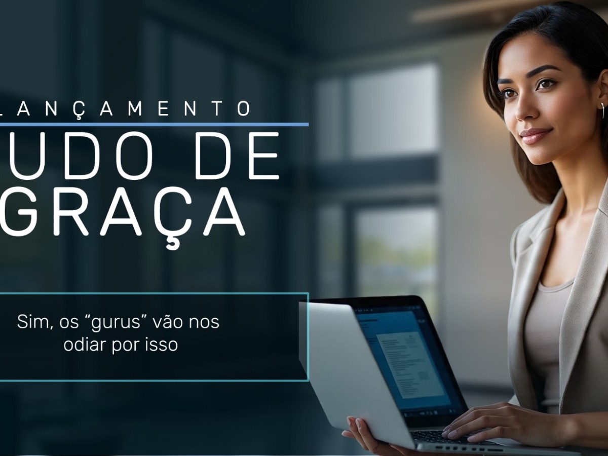 LANÇAMENTO — Aprenda Tudo de&nbsp;Graça