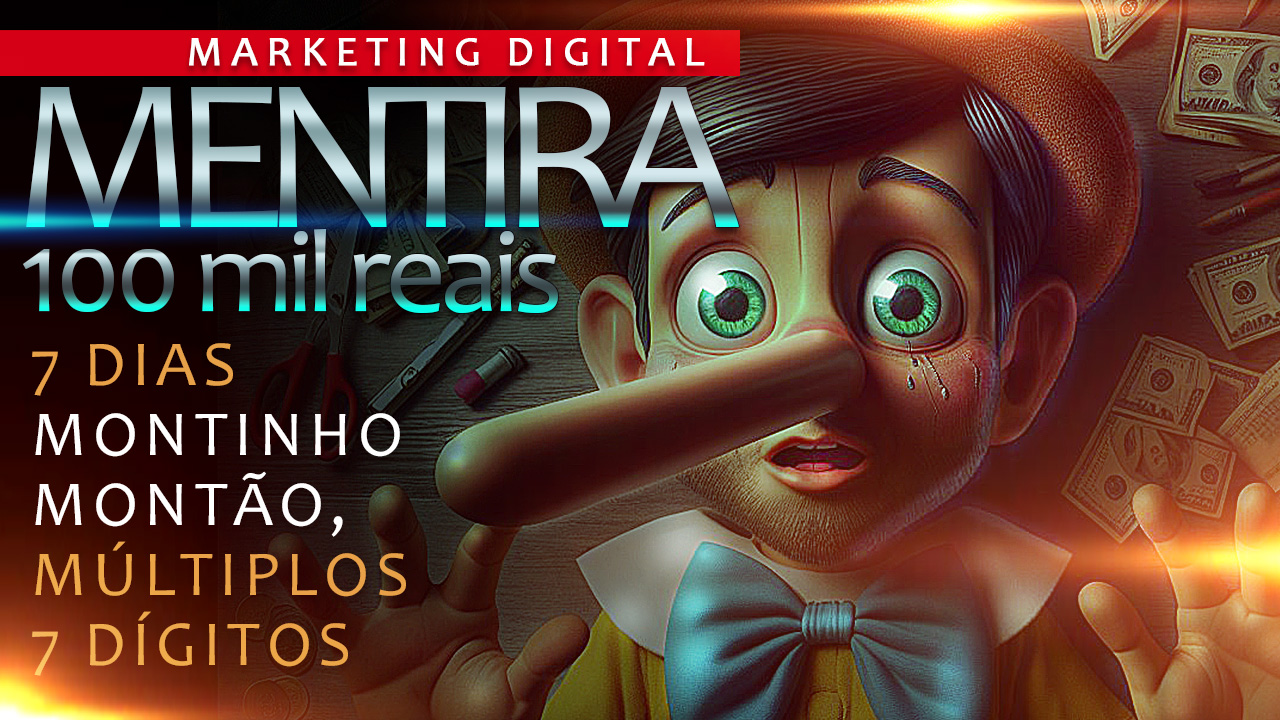 Marketing Digital é furada? É Golpe, ou dá mesmo pra ganhar dinheiro? quem está te enganando? QUAIS OS MAIORES MENTIROSOS DO MARKETING DIGITAL? DÁ PRA GANHAR DINHEIRO RÁPIDO NA INTERNET OU É TUDO MENTIRA? Dentre as maiores verdades e mentiras estão que é rápido fazer dinheiro na internet, que é fácil ficar rico, que você vai trabalhar pouco, que é preciso dominar muito conhecimento.