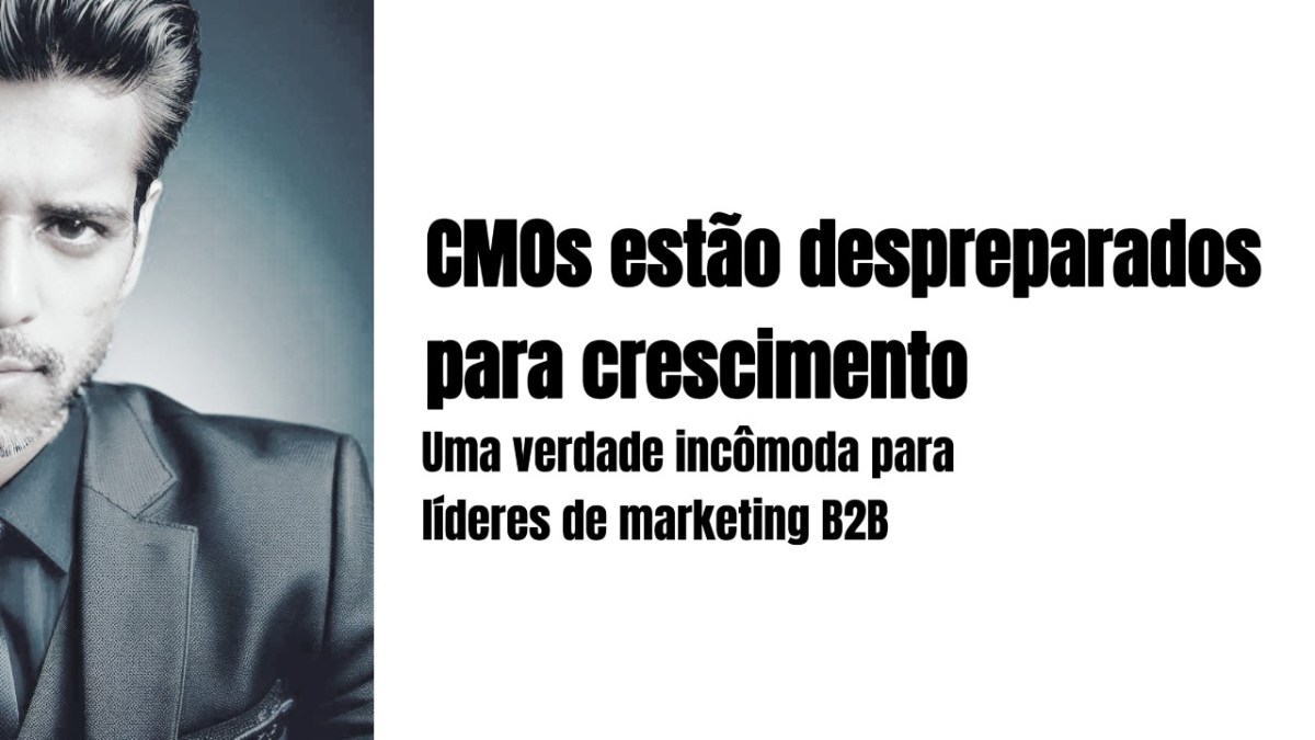 CMO’s estão despreparados para&nbsp;isso
